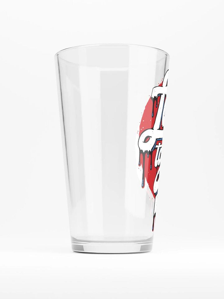 L2A Red Splash Shaker Pint Glass product image (2)