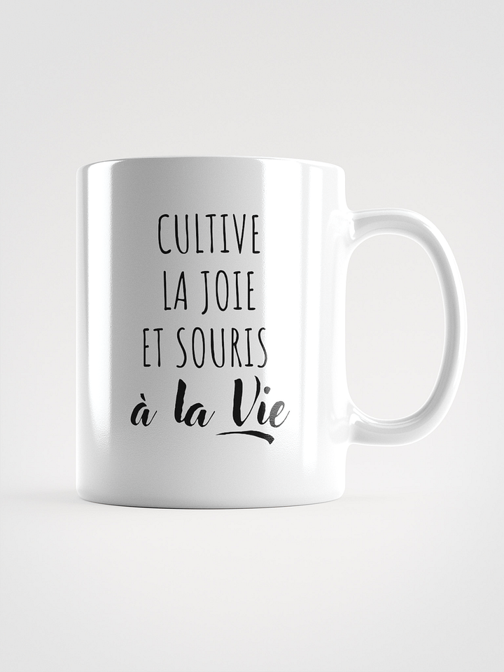 Mug Blanc - Cultive la joie - Cadeau citation positive product image (1)