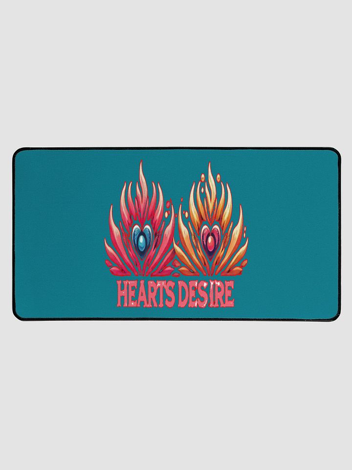 Flaming Hearts Desire Desk Mat product image (1)