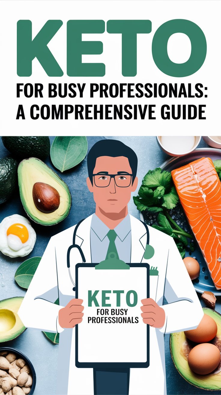Keto for Busy Professionals A Comprehensive Guide + 10 perfect recepes product image (1)