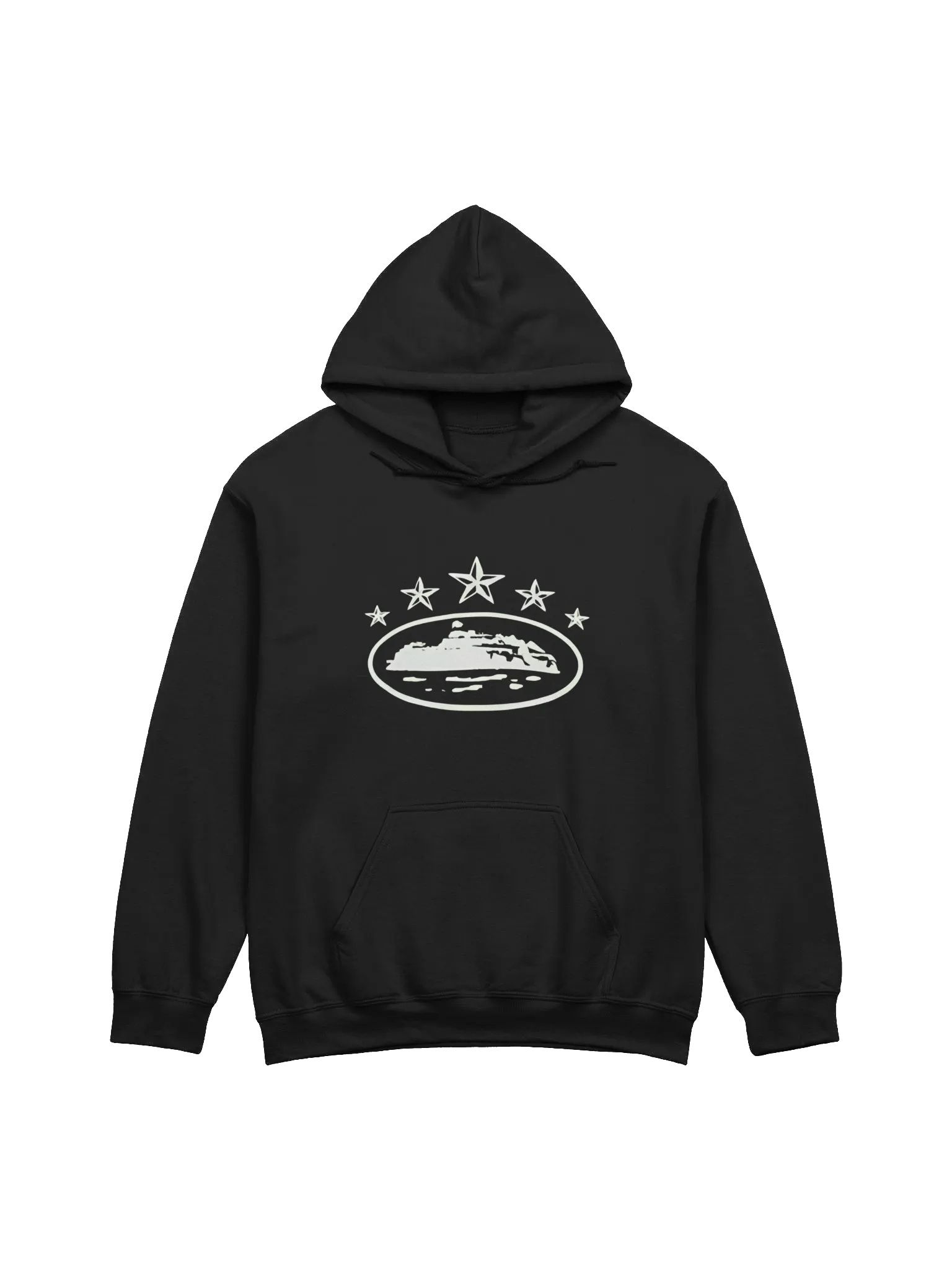 Corteiz 5 Starz Alcatraz Hoodie Black product image (1)