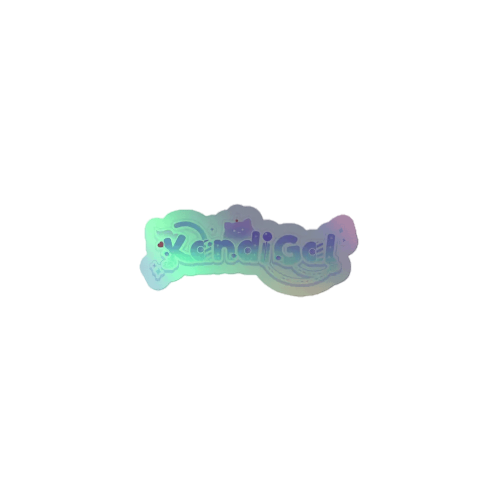 KandiGal Holographic Logo Sticker product image (1)