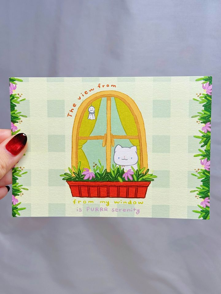 Serenity the Cat Postcard product image (2)