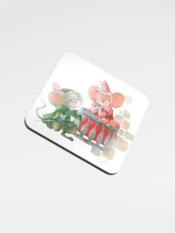 Autumn Serenade Coaster | Eco-Friendly MDF & Cork | 3.74