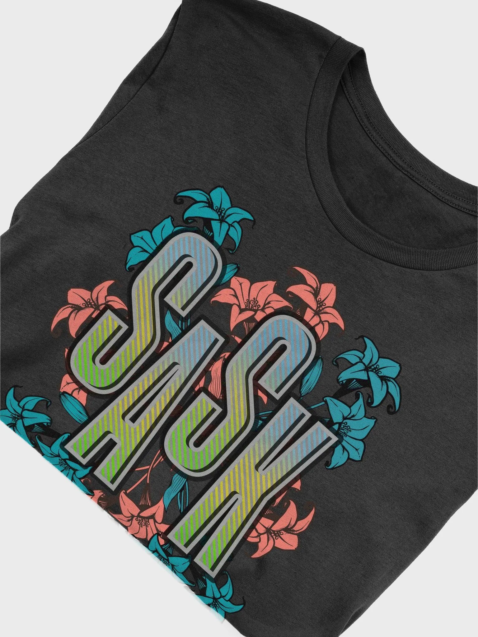 Sask Saskatoon Saskatchewan Floral Gradient T-Shirt product image (3)