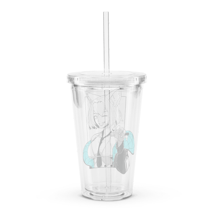 Waifu Clear Plastic Tumbler product image (2)