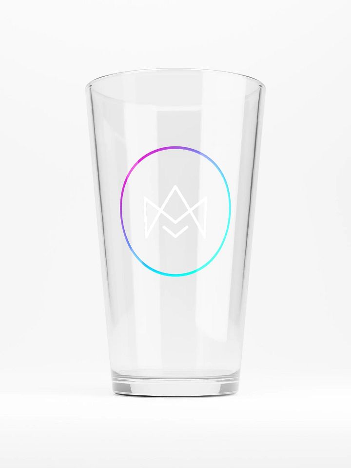 MayLouuu Logo Pint Glass (white) product image (1)