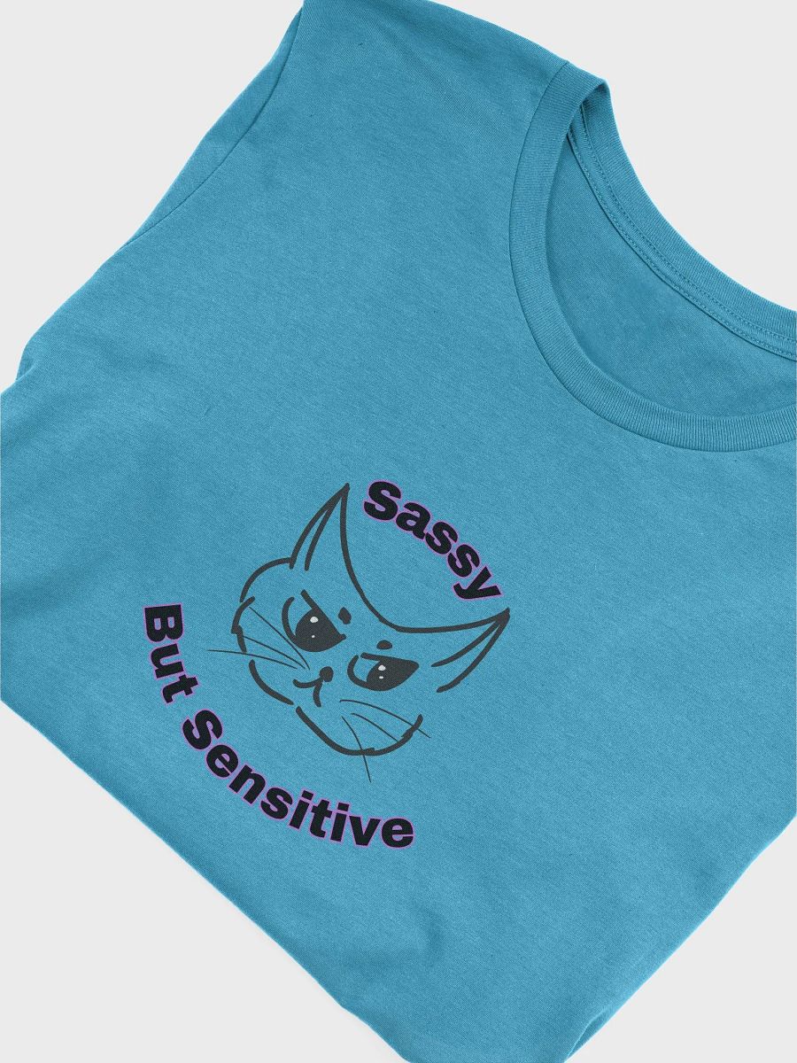 Sassy But Sensitive Cat Face T-Shirt product image (33)