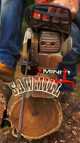 Mini chainsaw mill! 🪚🪵
Cool accessory for the chainsaw but time ran out on me. Couldn’t use it more or plane those boards.

N...