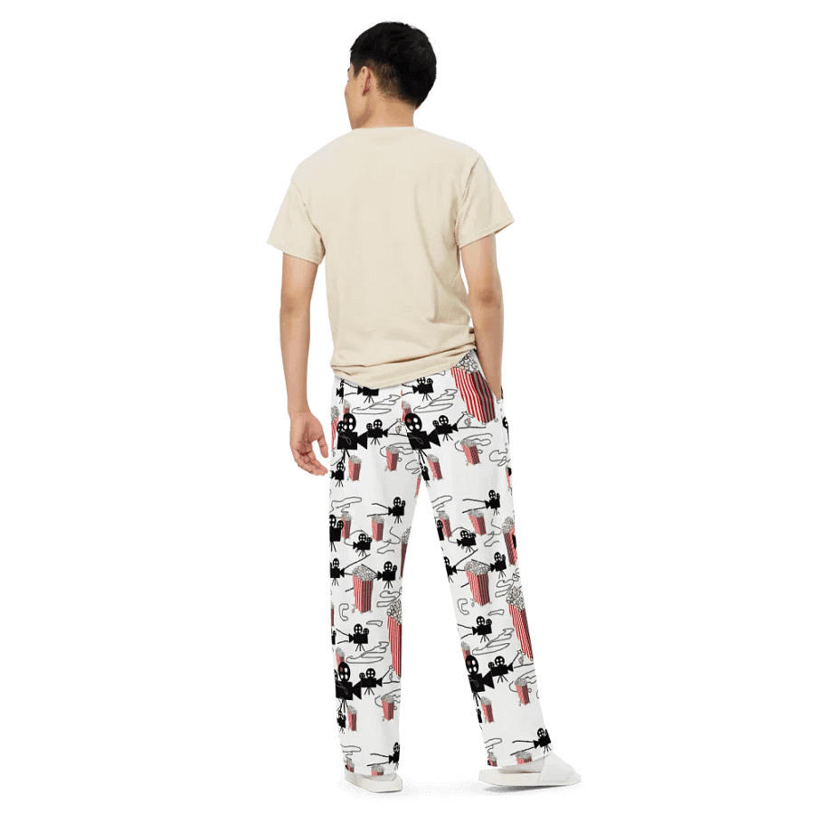 Movie Reels and Popcorn Wideleg Pants product image (10)