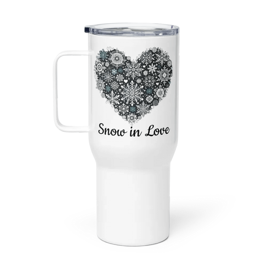 Snow in Love Travel Mug - Valentine's Day 2025 product image (1)