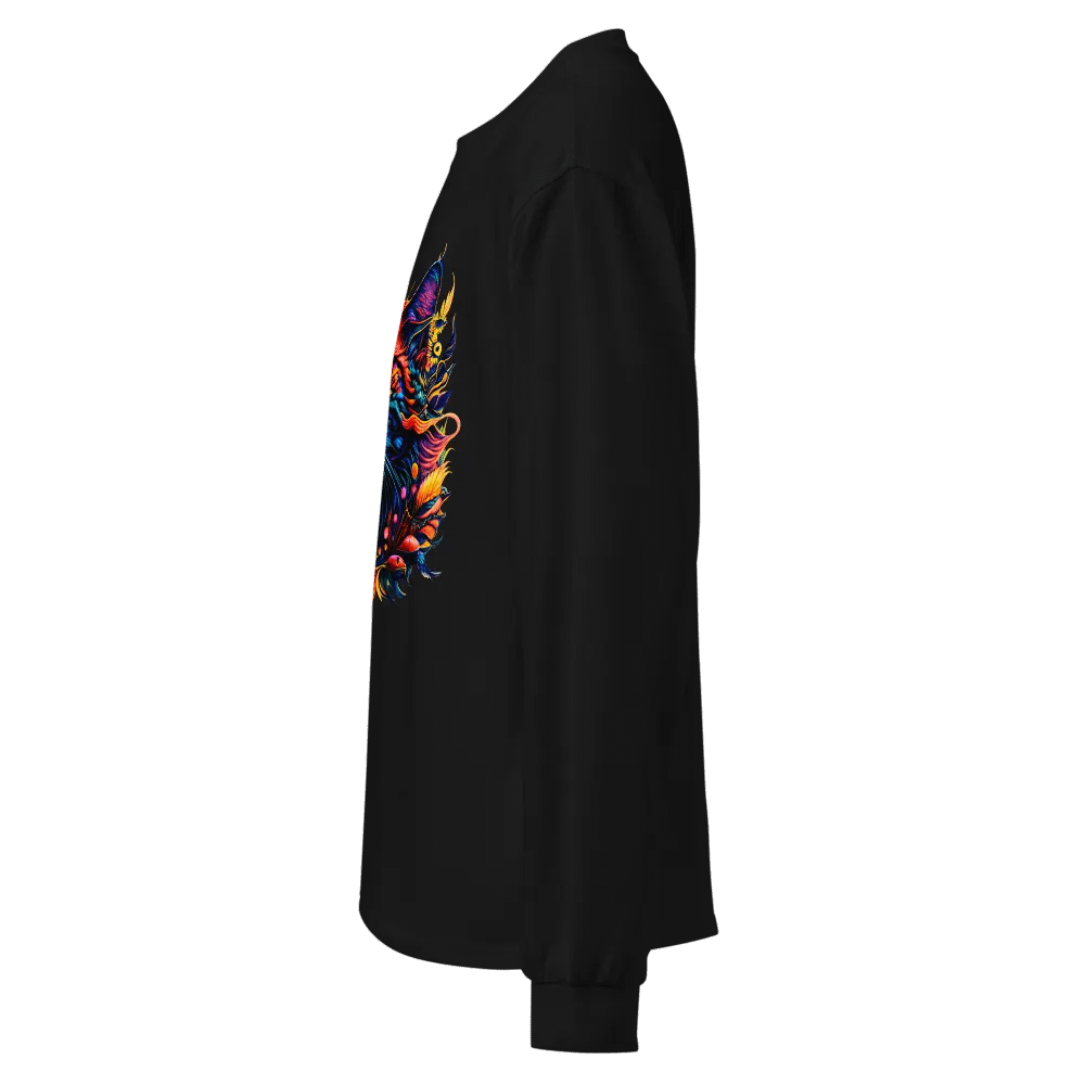 [Trippy Cat] Unisex Premium Heavyweight Long Sleeve Shirt product image (5)