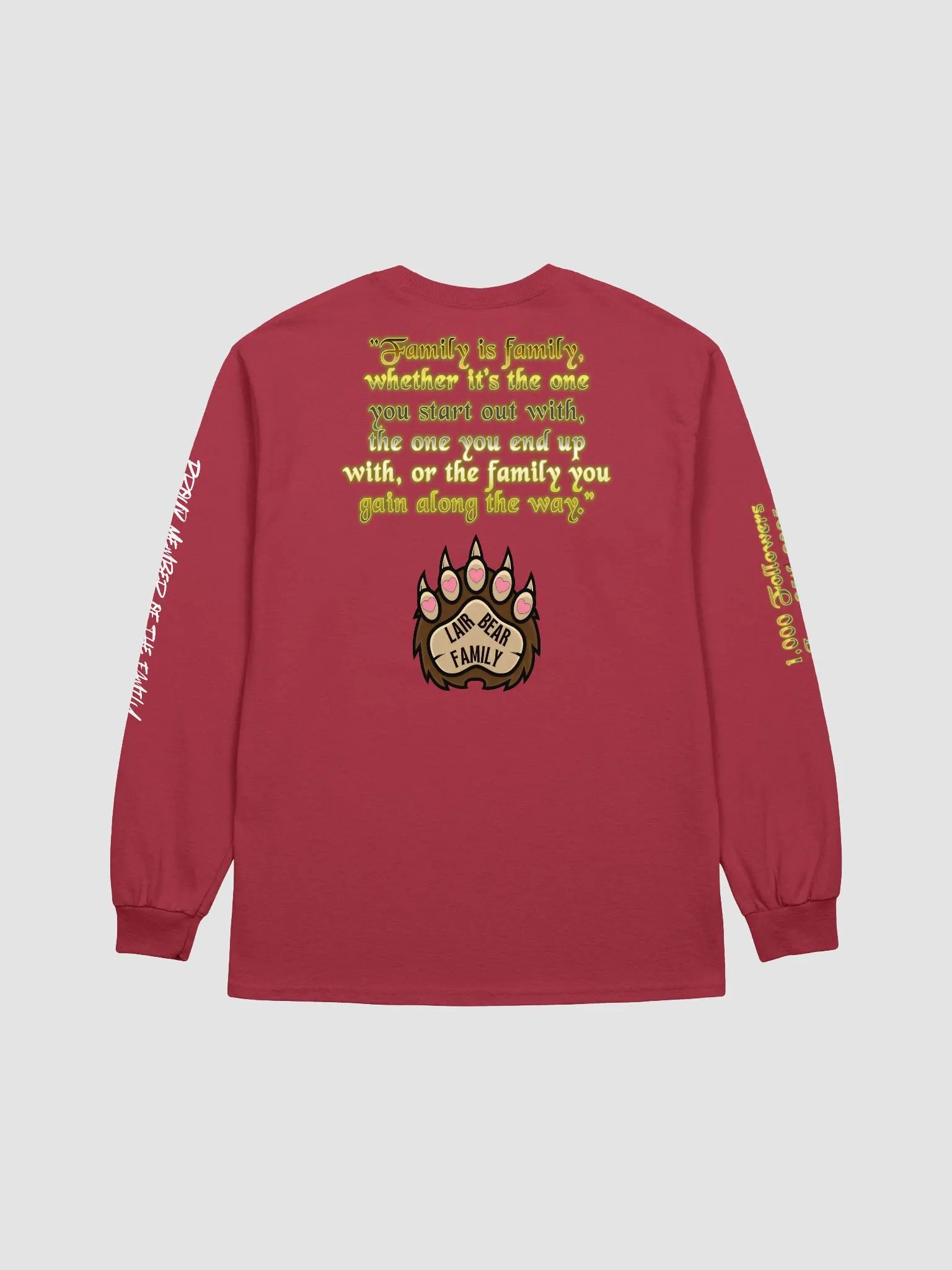 Limited Edition 1K Follower Celebration Long Sleeve Tee product image (12)