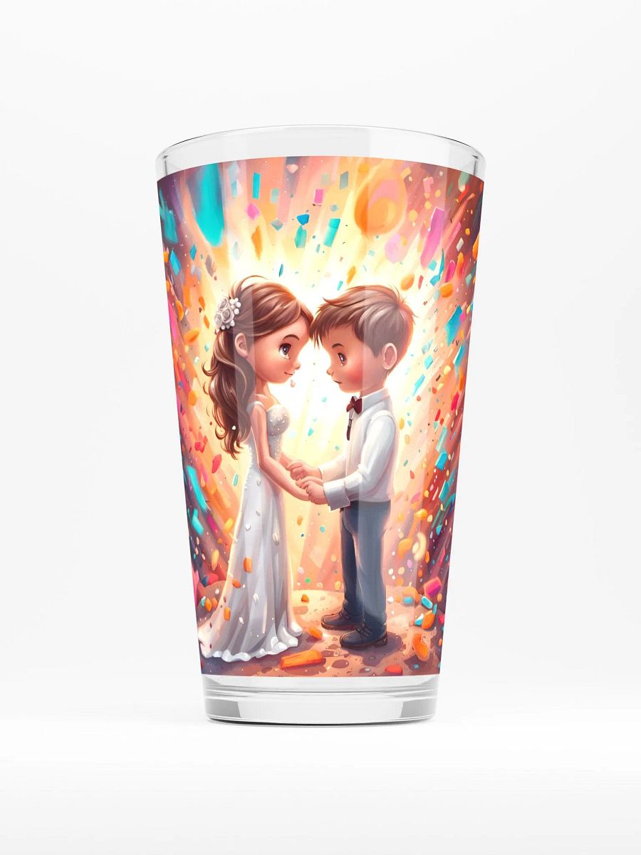 Cute Couple Pint Glass product image (1)