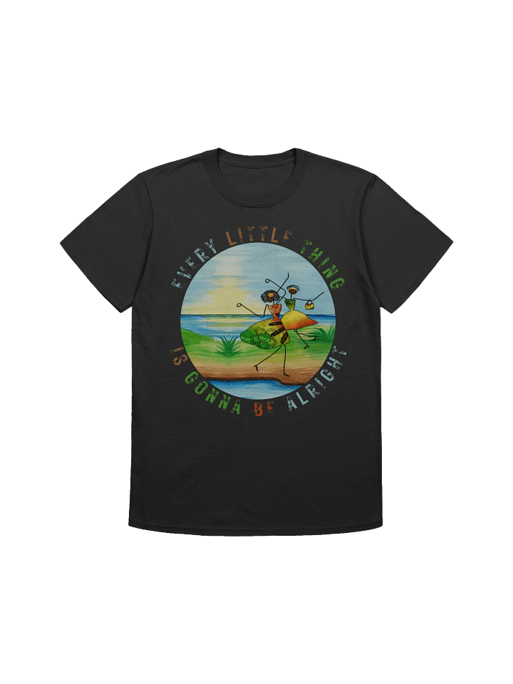 "Every little thing is gonna be alright" Bob Marley Lyrics, T-Shirt product image (1)