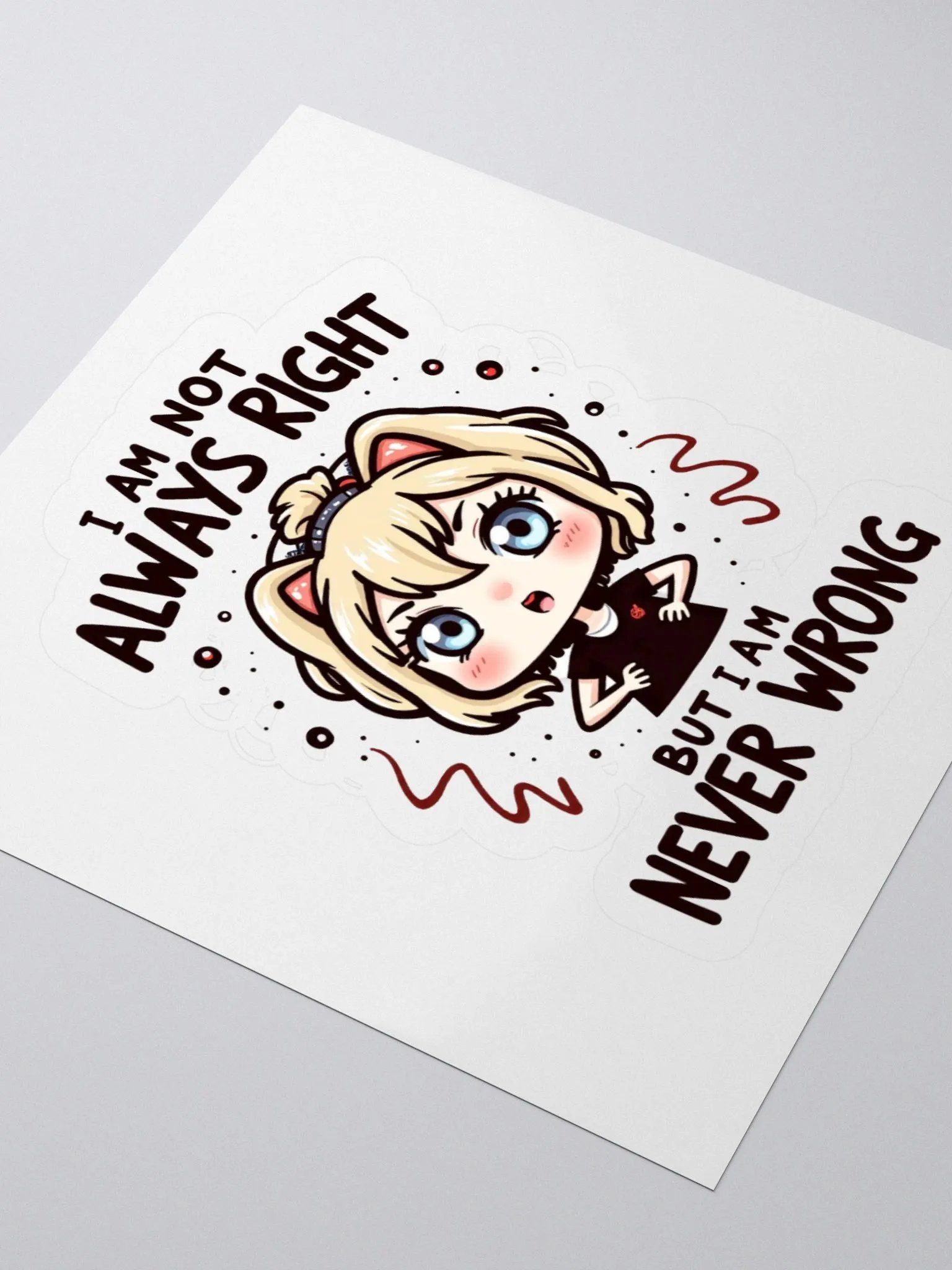 Never Wrong Kiss Cut Stickers product image (8)