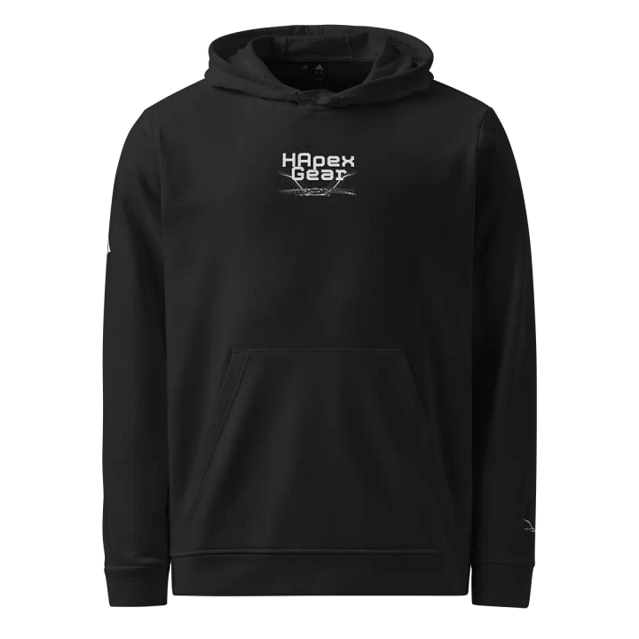 Fleece Hoodie - Embroidered - White HApex Gear White Logo product image (1)