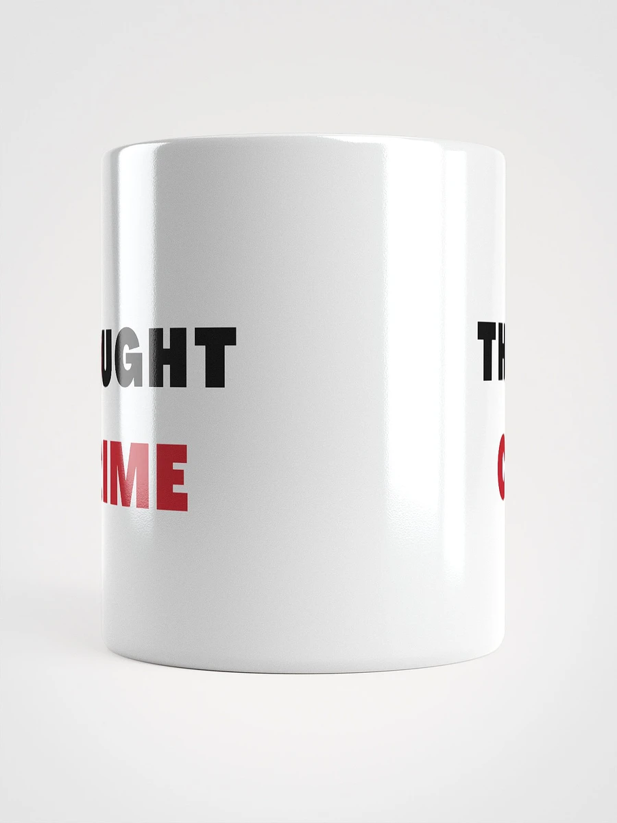 White glossy mug thought crime 11oz 15oz product image (9)