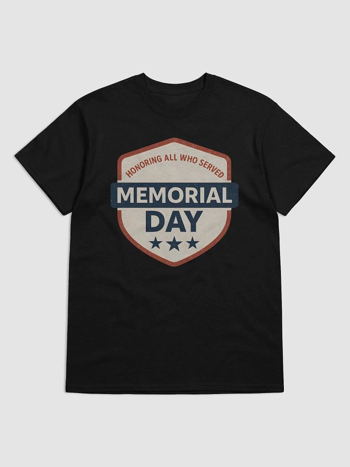 Vintage Memorial Day Emblem T-Shirt product image (2)