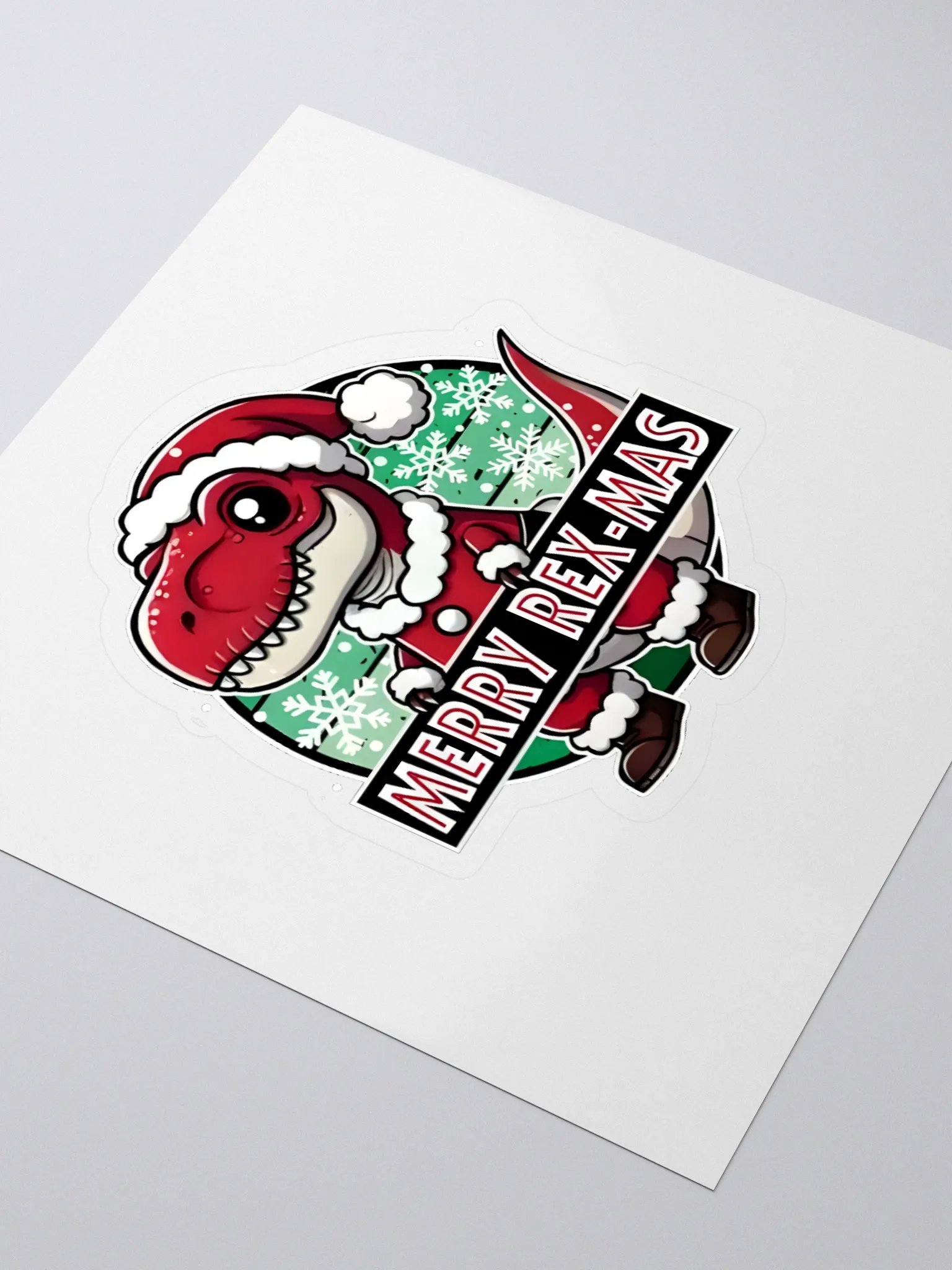 Merry Rex-mas Dino Stickers product image (2)