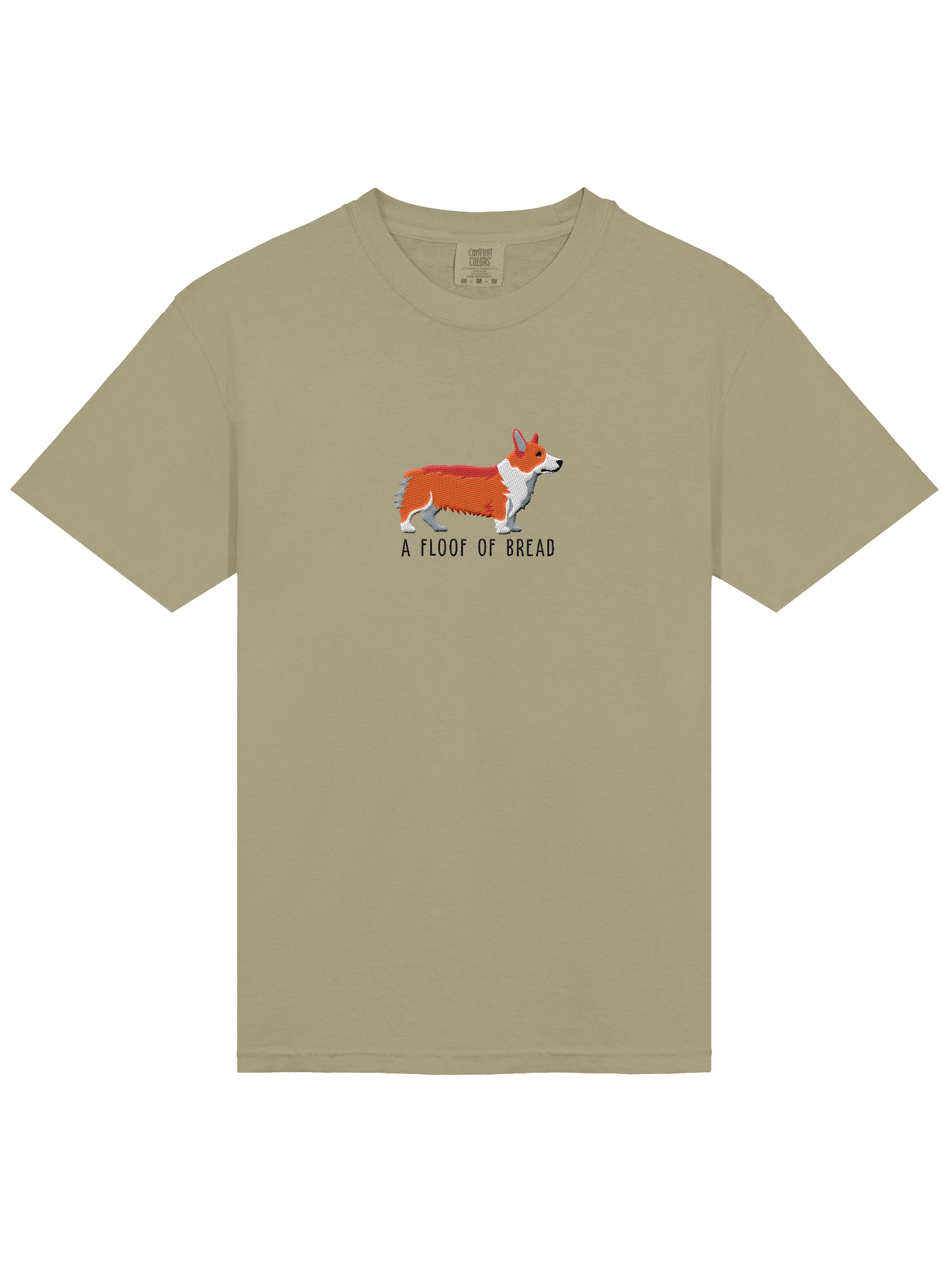 A Floof of Bread T-Shirt(Embroidered) of a Pembroke Welsh Corgi(Red) product image (13)