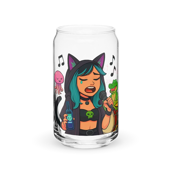 Emo singing Cat Can-Shaped Glass product image (2)