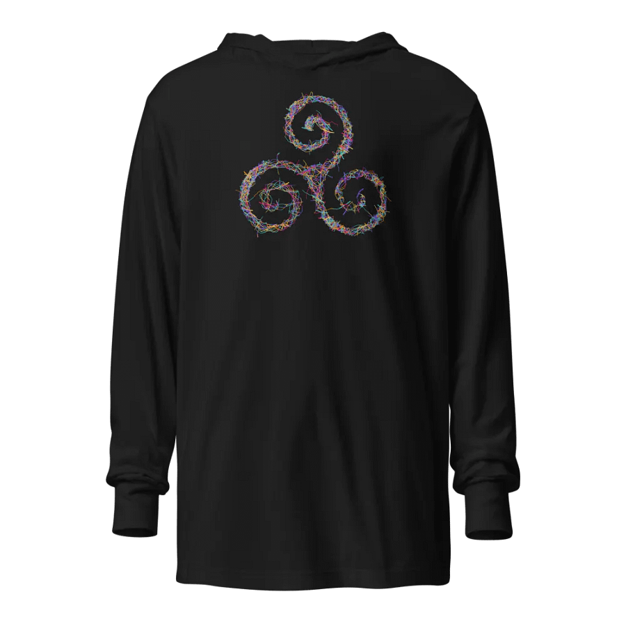 Colorful Biohazard Symbol Hooded Tee product image (1)