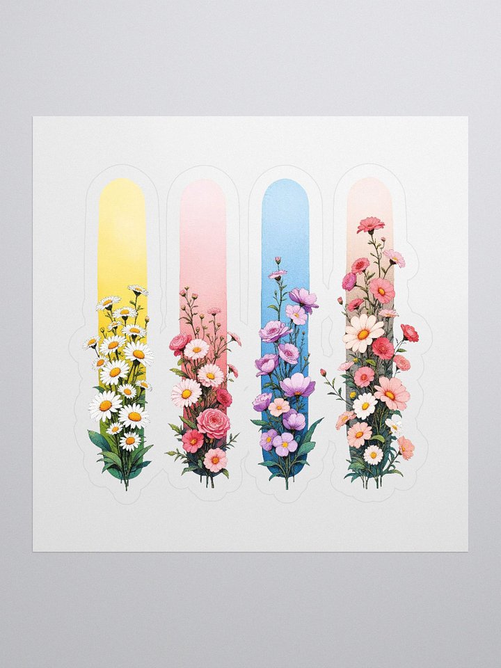 April Floral Fantasy Kiss Cut Stickers product image (1)