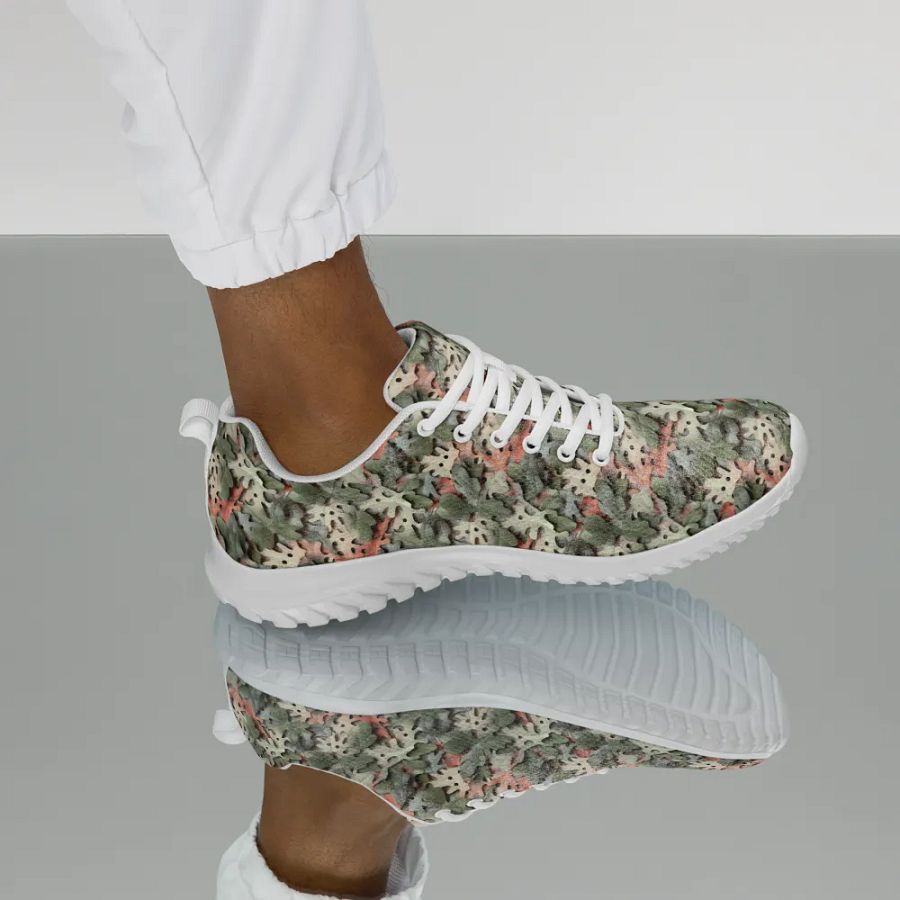 SYNTHETIC LEAVES CAMO PATTERN MEN'S ATHLETIC SHOES product image (8)