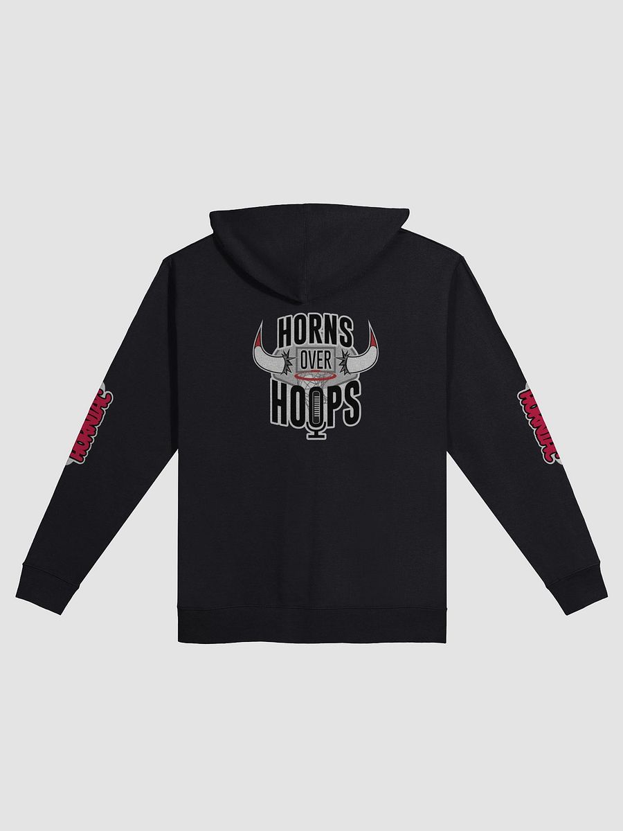 Horns Over Hoops Zip-Up Hoodie product image (2)