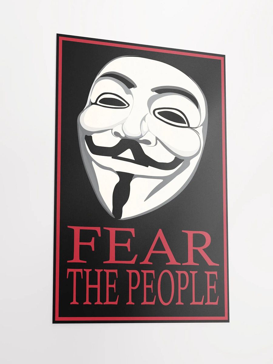 Fear The People - Red - Enhanced Matte Paper Poster product image (3)