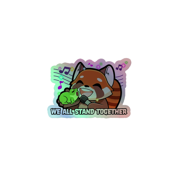 Stand Together Holographic Sticker product image (1)