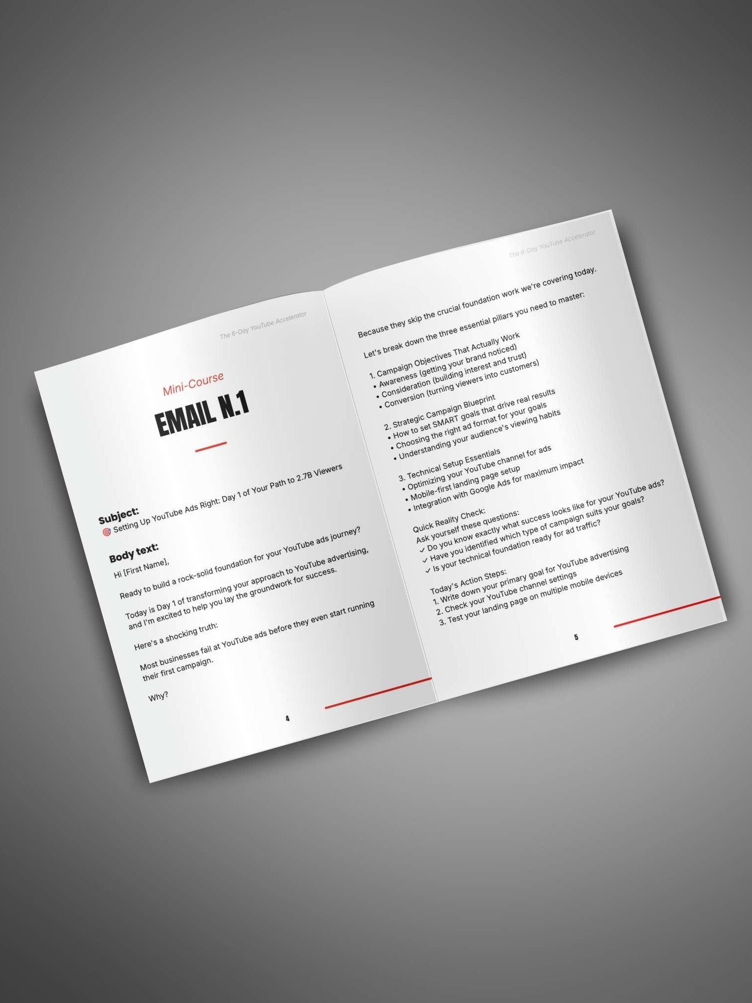 The 6-Day YouTube Accelerator product image (2)