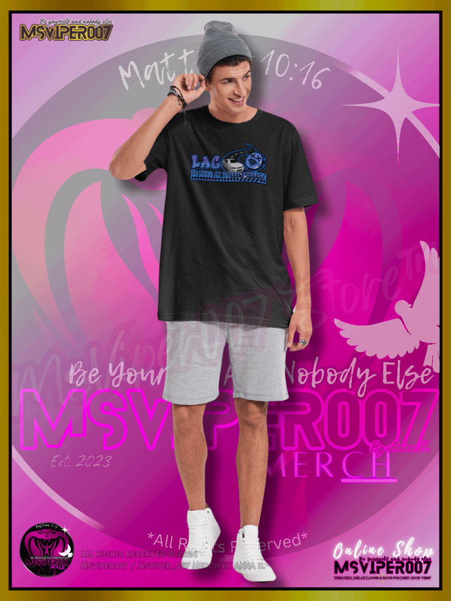 T-Shirt - MsViper007's "Lag Be Real in these Skreetz [blue]" Gaming Comfort T-shirt By Anna H. product image (7)