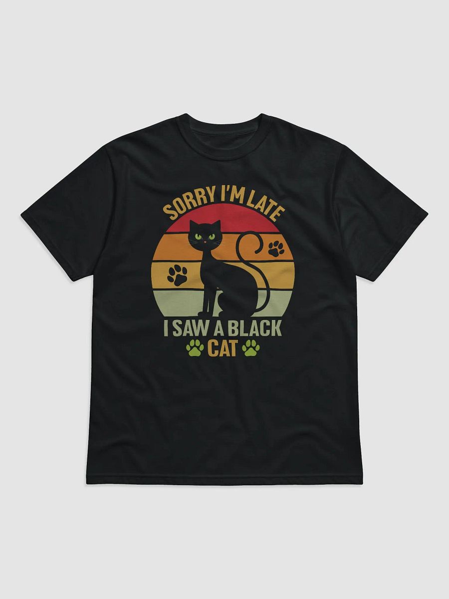 SORRY I'M LATE ECONSCIOUS UNISEX ORGANIC T-SHIRT product image (1)