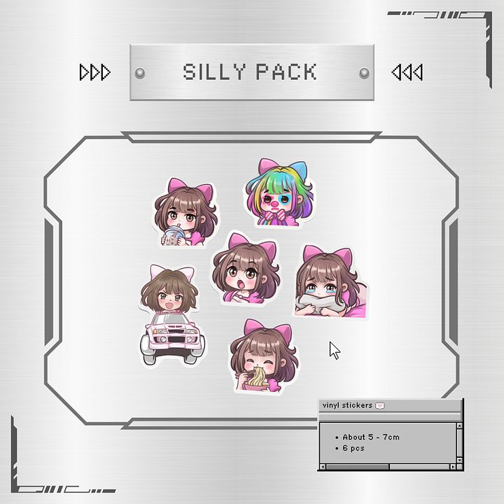 STICKERS - SILLY PACK product image (1)