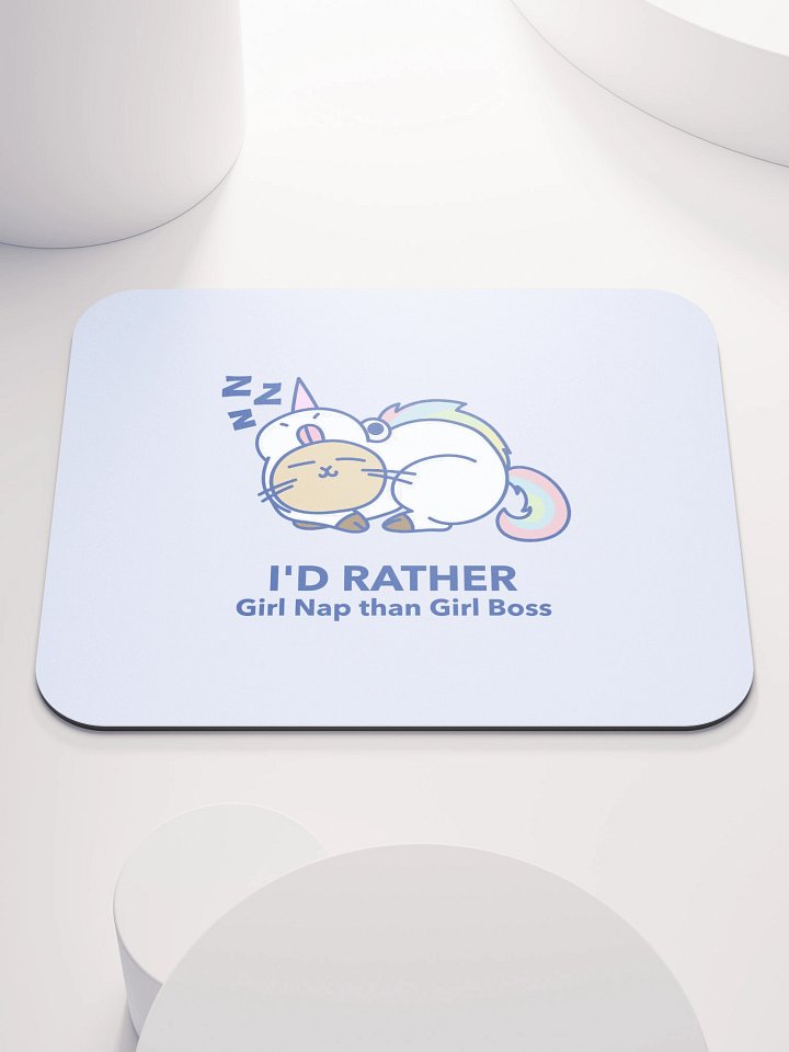 Dreamy Naptime Unicorn-Cat Mouse Pad product image (1)