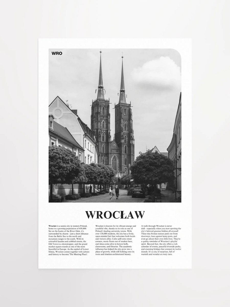 Wroclaw 03 Newspaper Poster product image (11)