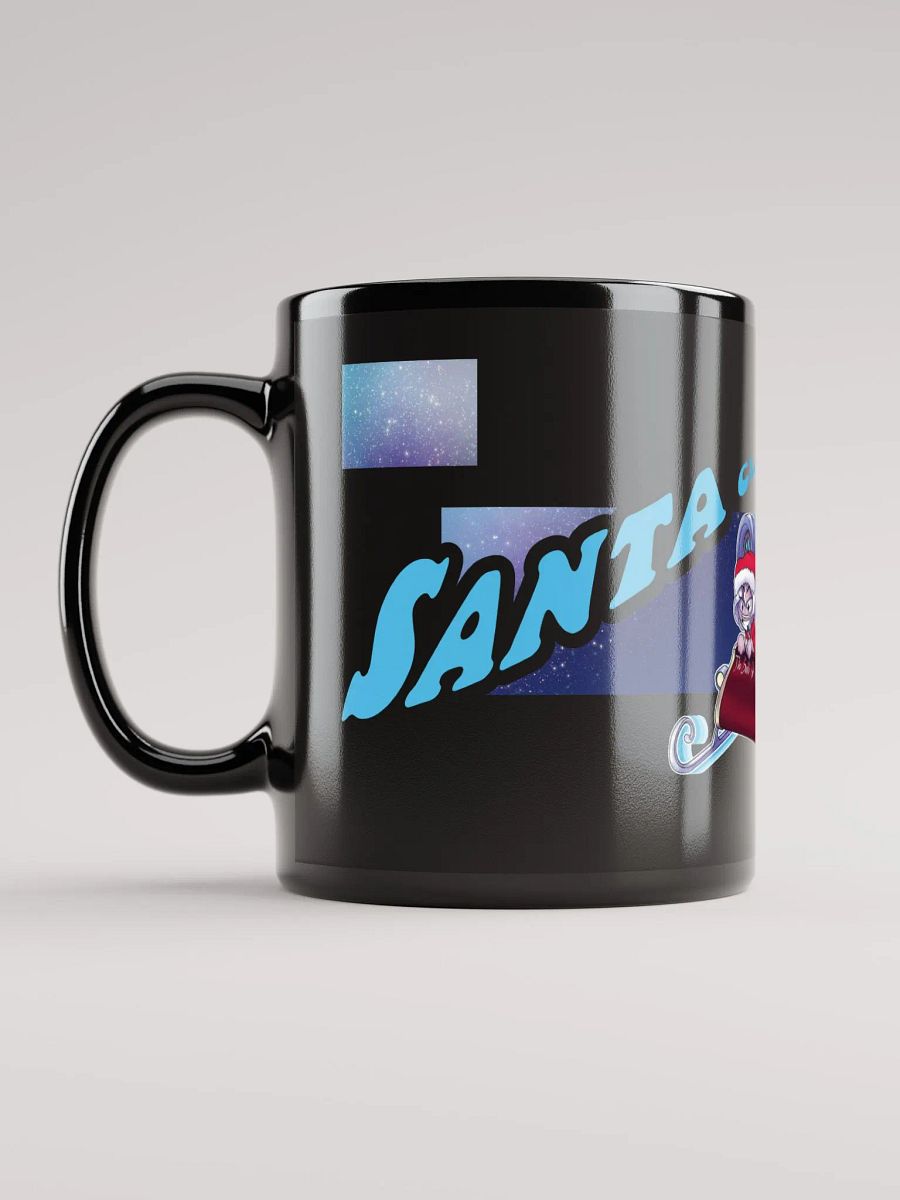 "Santa Claus is coming to town!" Scarvenmot Trio Black Glossy Mug product image (12)
