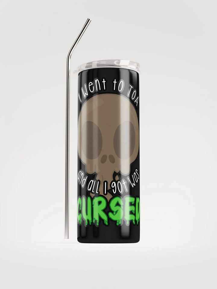 All I Got Was Cursed - Warrior - Tumbler w/Straw product image (1)