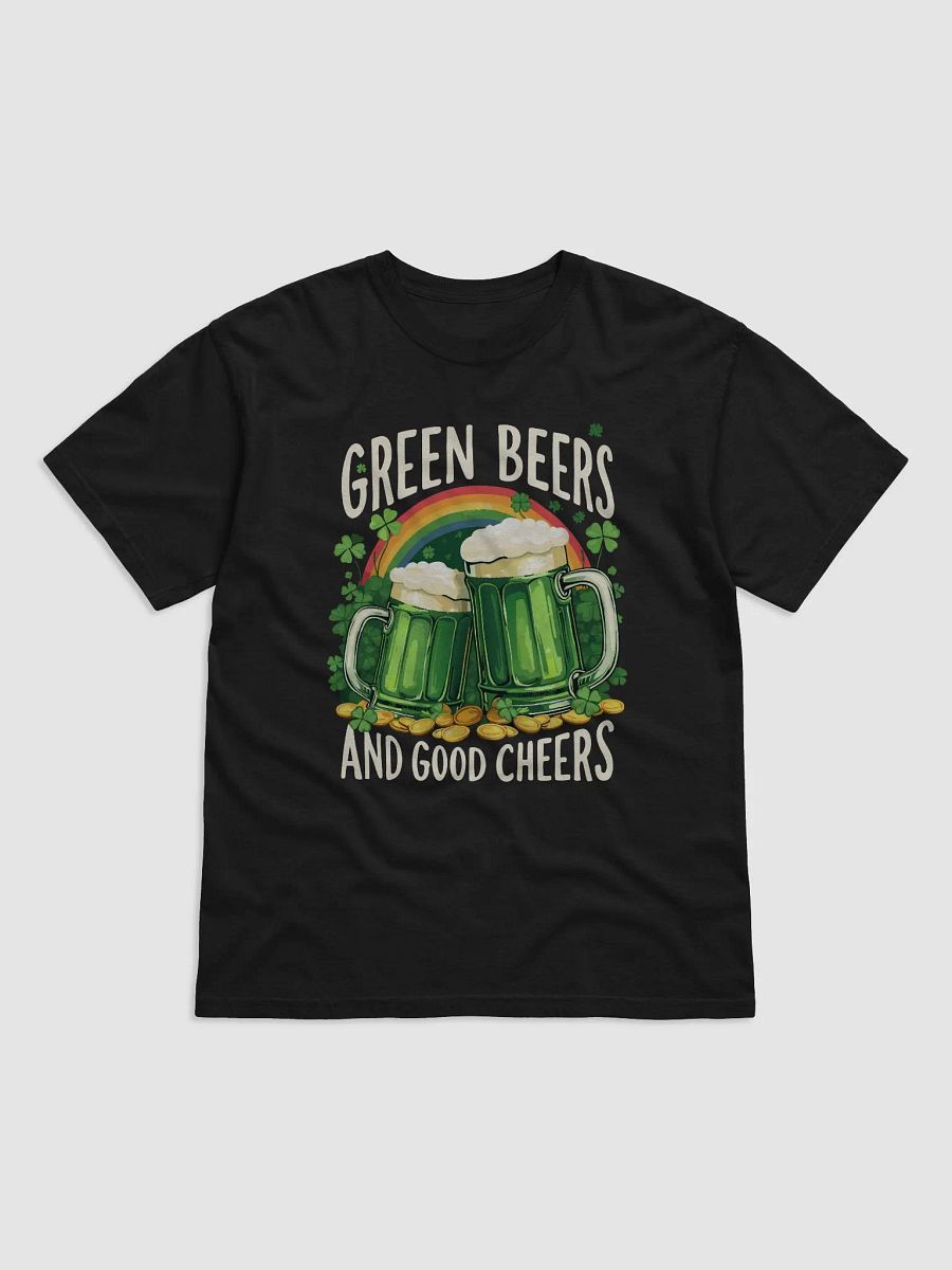 Green Beers and Good Cheers St. Patrick’s Day T-Shirt – Fun Irish Celebration Tee product image (3)