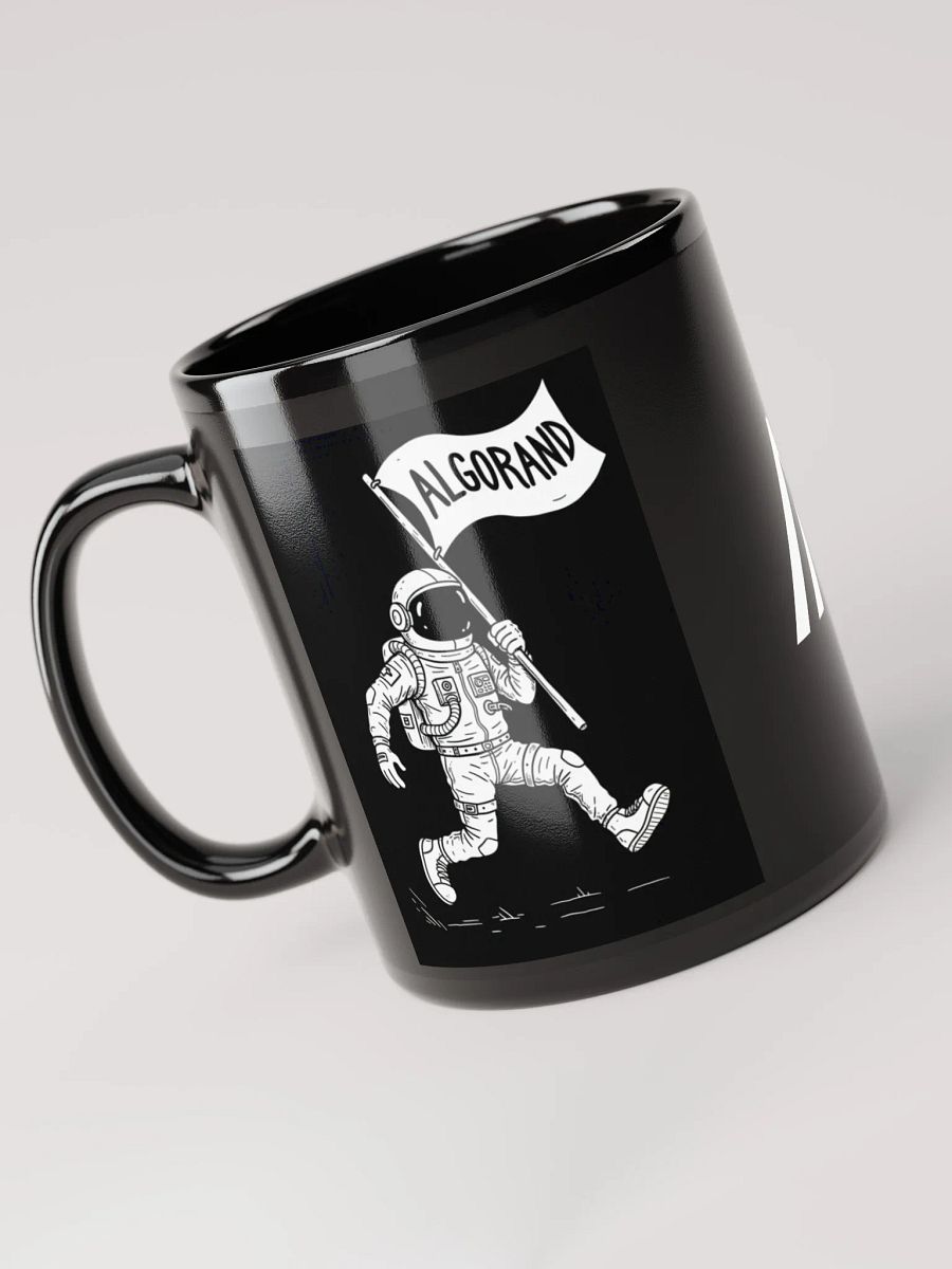 Algorand Moon Man Black Ceramic Coffee Cup product image (3)