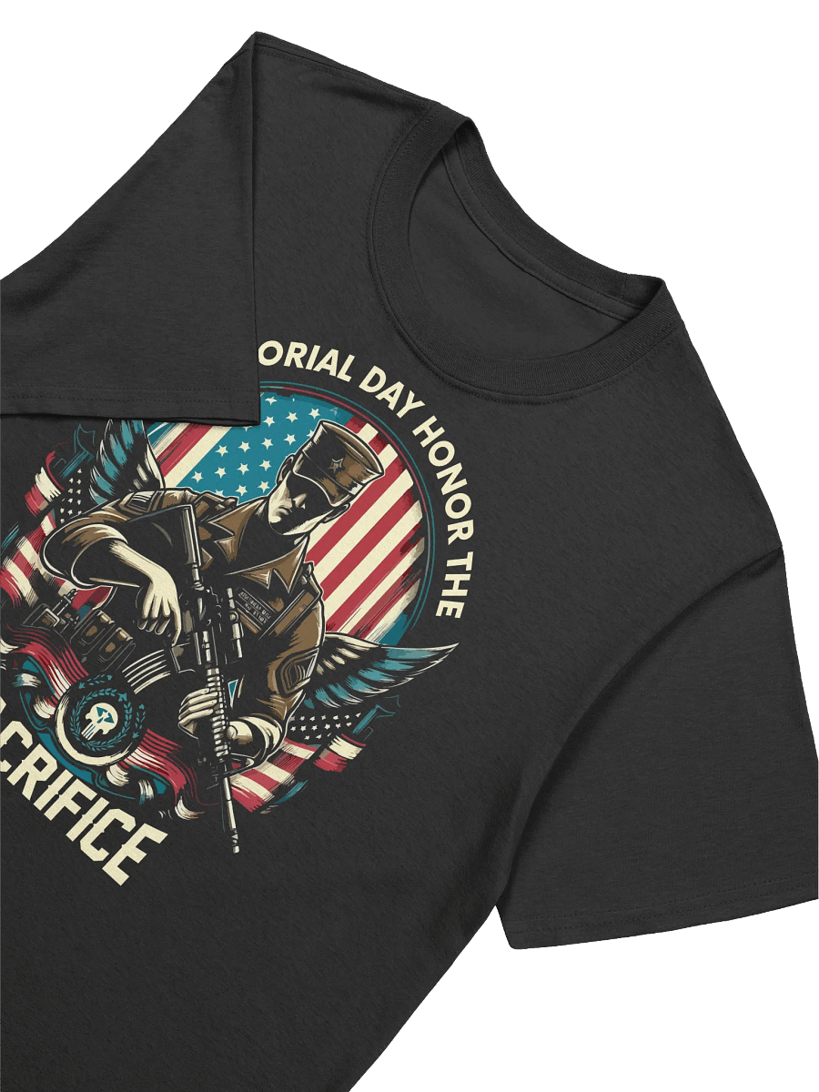 Memorial Day Soldier - Honor The Sacrifice Graphic T-Shirt product image (3)