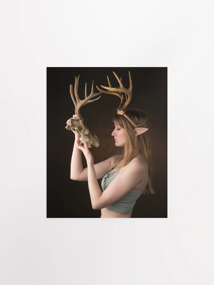 "Woodland Creature Sorrow" Ft. LindC3PO - 8x10 Matte Print product image (1)