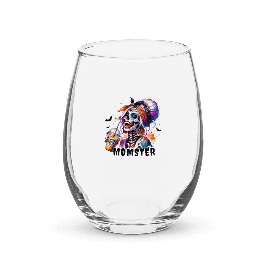 Festive Fiesta Skeleton Stemless Wine Glass product image (1)