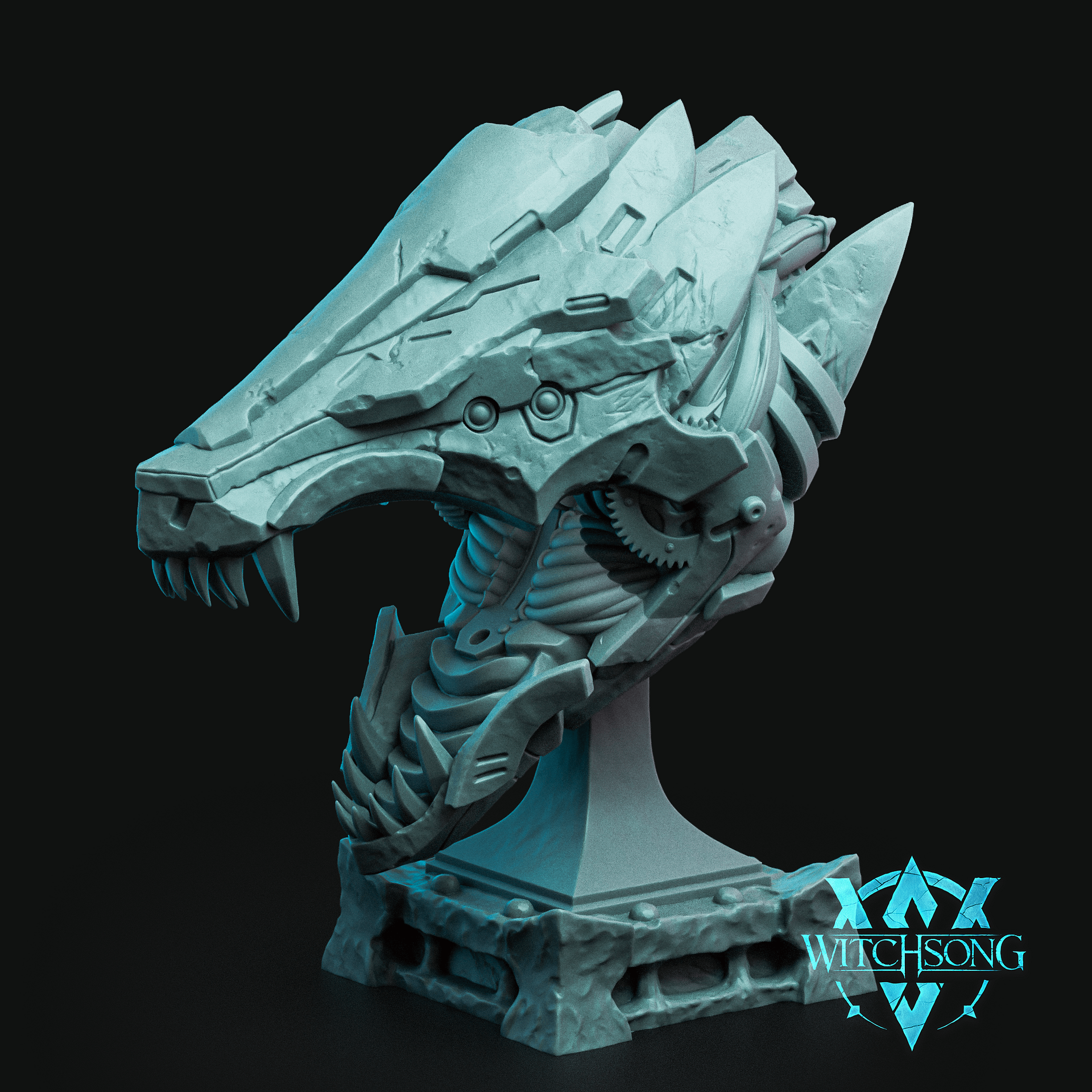 Bust - Gearworn Serpent product image (1)