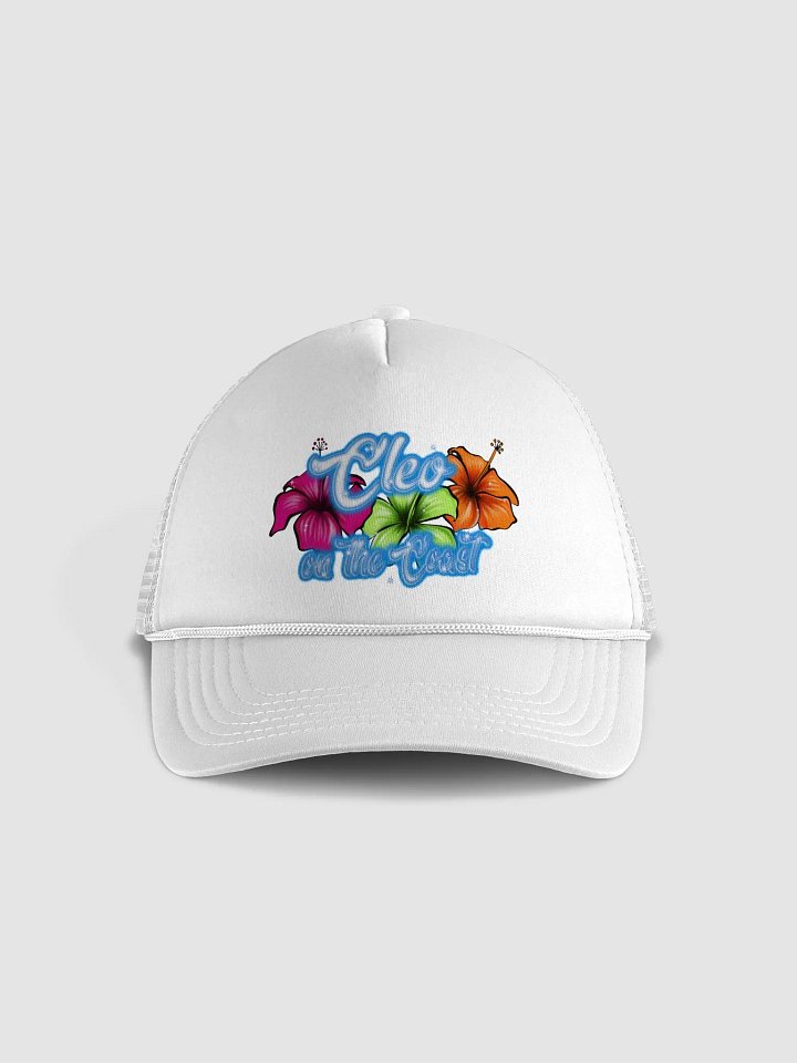 White Cleo on Coast TRUCKER CAP product image (1)