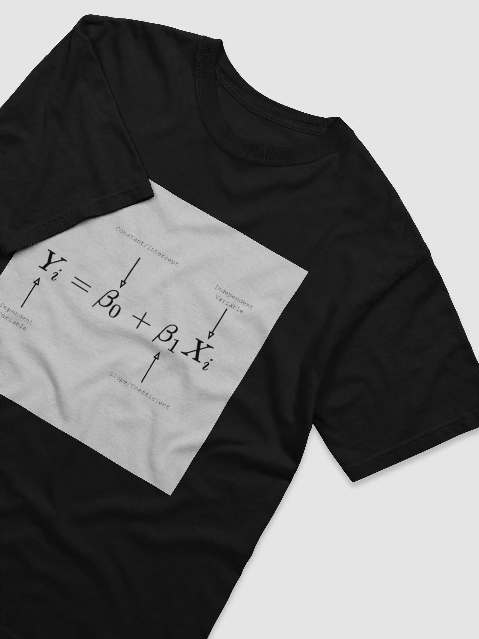 linear regression t shirt product image (3)