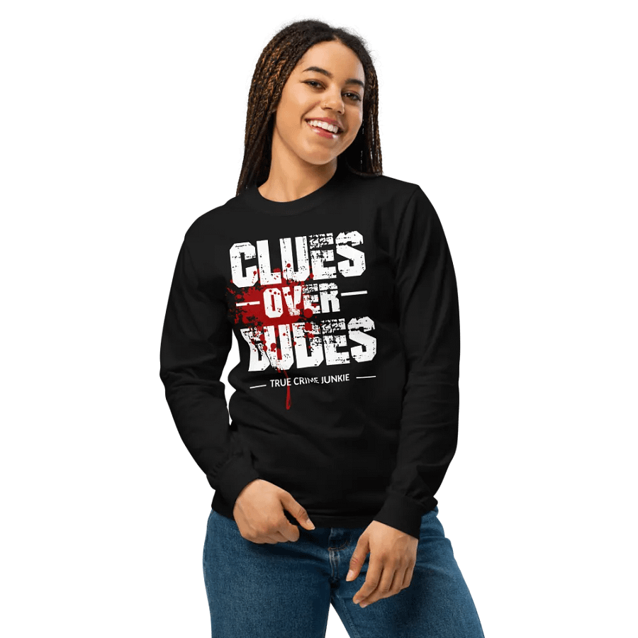 CrimeClothes Clues Over Dudes Long Sleeve T-Shirt product image (2)