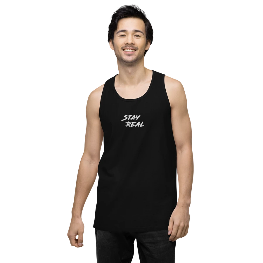 Stay REAL Embroidered Tank product image (3)